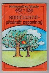 kniha Rodičovství - předmět nepovinný, Mona 1980