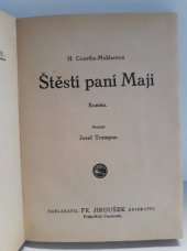 kniha Štěstí paní Maji Rom., Jiroušek 1922