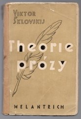 kniha Theorie prózy, Melantrich 1948