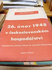 kniha 26. únor 1948 v československém hospodářství, Orbis 1948