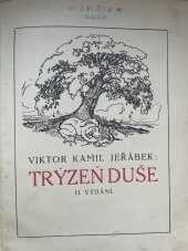 kniha Trýzeň duše, Vydavatel E. Šolc a Šimáček v Praze -II 1920