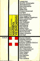 kniha Návštěva ve Švýcarsku současná švýcarská povídka, Odeon 1986