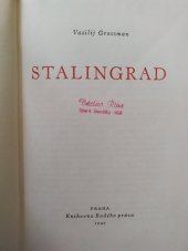 kniha Stalingrad, Knihovna Rudého práva 1947