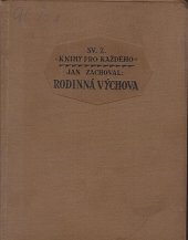 kniha Rodinná výchova, Státní nakladatelství 1923