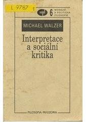 kniha Interpretace a sociální kritika, Filosofia 2000