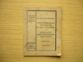 kniha Společenská výchova a její význam Základy společenské výchovy, Studentská klinika 1923