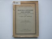 kniha Pravidla katalogu základního (lístkového abecedního seznamu jmenného) s dodatkem o popisu spisů drobných, Státní nakladatelství 1925