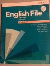 kniha english file advanced workbook without key, Oxford 2018