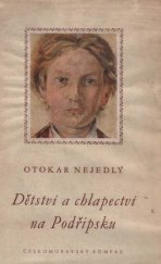 kniha Dětství a chlapectví na Podřipsku, Českomoravský Kompas 1940