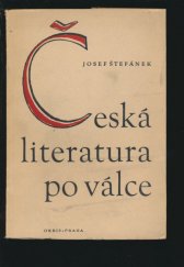 kniha Česká literatura po válce, Orbis 1949