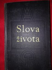 kniha Slova života Věcná konkordance textů Písma svatého, Ústřední církevní nakladatelství 1960