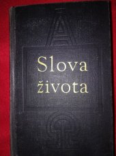 kniha Slova života Věcná konkordance textů Písma svatého, Ústřední církevní nakladatelství 1960