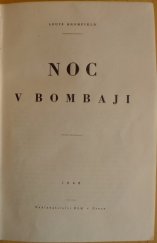 kniha Noc v Bombaji, Evropský literární klub 1946