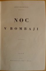 kniha Noc v Bombaji, Evropský literární klub 1946