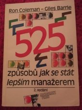 kniha 525 způsobů jak se stát lepším manažerem, Management Press 1994