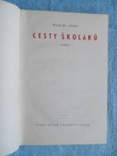 kniha Cesty školáků román, Karel Voleský 1947