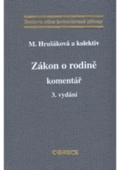 kniha Zákon o rodině komentář, C. H. Beck 2005