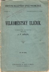 kniha Velkoměstský uličník, B. Kočí 1910