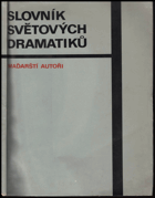 kniha Slovník světových dramatiků Maďarští autoři, Divadelní ústav 1972