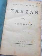 kniha Tarzan IV. - Tarzanův syn, Antonín Svěcený 1921