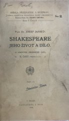 kniha Shakespeare, jeho život a dílo [12 lidových přednášek], J. Otto 1909