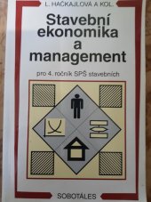 kniha Stavební ekonomika a management pro 4. ročník SPŠ stavebních, Sobotáles 2001