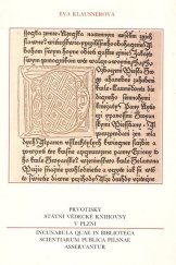 kniha Prvotisky Státní vědecké knihovny v Plzni, Státní vědecká knihovna Plzeň 1990