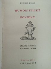 kniha Humoristické povídky, Svět sovětů 1954