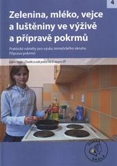 kniha Zelenina, mléko, vejce a luštěniny ve výživě a přípravě pokrmů [praktické náměty pro výuku tematického okruhu Příprava pokrmů, Raabe 