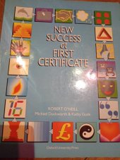 kniha New success at first certificate teacher´s book, Oxford  1997