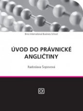 kniha Úvod do právnické angličtiny, Alfa 2006