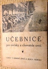 kniha Učebnice pro ovčáky a chovatele ovcí chov a krmení ovcí a jejich nemoci, Plachý a spol. 1942