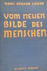 kniha Vom neuen Bilde des Menschen, Verlag 1925