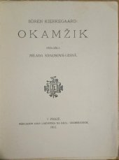 kniha Okamžik. Seš. 1-10, Jan Laichter 1911