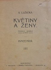 kniha Květiny a ženy V, - Žlutá růže. - Povídky, novelly a črty., Vačlena 1910