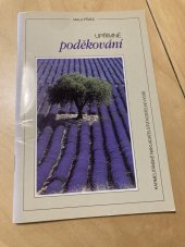 kniha Upřímné poděkování, Karmelitánské nakladatelství 1996