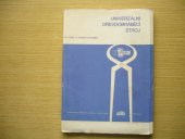 kniha Univerzální dřevoobráběcí stroj, Alfa 1986