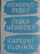 kniha Německo-český a česko-německý kapesní slovník, Státní pedagogické nakladatelství 1963