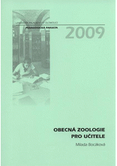 kniha Obecná zoologie pro učitele, Univerzita Palackého v Olomouci 2009