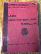 kniha Rukověť pro poddůstojníky. III. díl, - Pro dělostřelectvo, s.n. 1933
