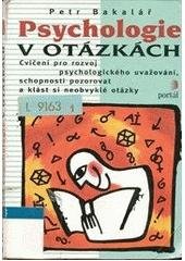 kniha Psychologie v otázkách, Portál 1999
