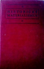 kniha Historický materialismus celost. vysokoškolská učebnice, SNPL 1955