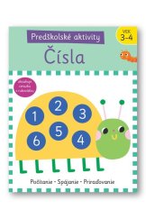 kniha Predškolské aktivity Čísla Počítanie Spájanie Priraďovanie, Svojtka 2024