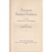 kniha Pivovarské kapitoly a feuilletony, Otakar Zachar 1906