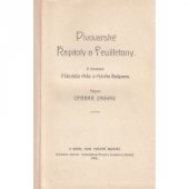 kniha Pivovarské kapitoly a feuilletony, Otakar Zachar 1906