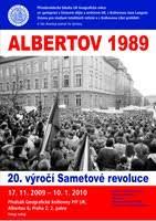 kniha Albertov 1989 20. výročí Sametové revoluce : katalog výstavy 17.11.2009-10.1.2010, Univerzita Karlova, Přírodovědecká fakulta 2009