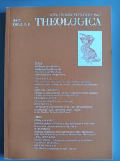 kniha AUC Theologica 2/2017 Současně perspektivy fundamentální teologie, Karolinum  2017