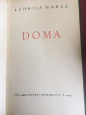 kniha Doma, Vyšehrad 1943