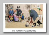 kniha Die fröhliche Katzenfamilie  ,  Thema-Cards 1998