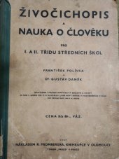 kniha Živočichopis a nauka o člověku pro I. a II. třídu středních škol, R. Promberger 1947